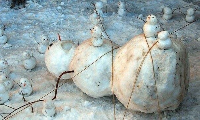 30 самых странных снеговиков на планете