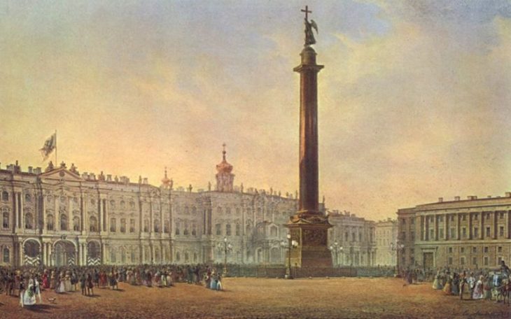 Санкт-Петербург_Дворцовая площадь_Россия_1840