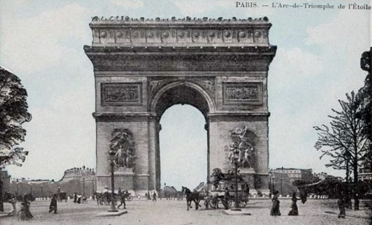 Триумфальная арка_Париж_Франция_1885
